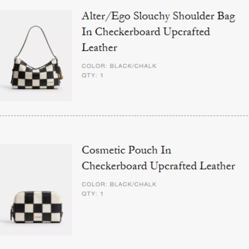 Coach Coachtopia Alter/Ego – Slouchy Shoulder Bag + Cosmetic Pouch - NWT